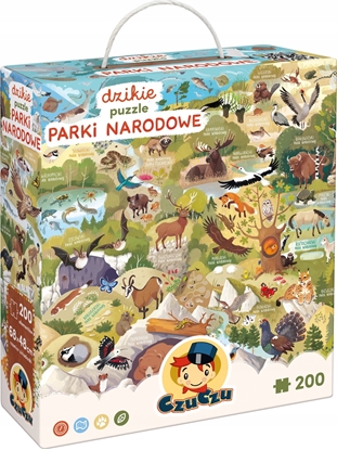 Изображение Czuczu Puzzle Dzikie puzzle - Parki Narodowe 200 elementów