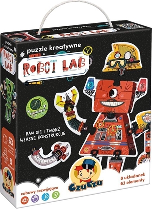 Изображение Czuczu Puzzle kreatywne 63 elementy - Robot Lab