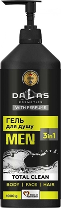 Изображение DALAS_el pod prysznic 3w1 el pod prysznic do twarzy, ciaa i wosów Total Clean 1000g