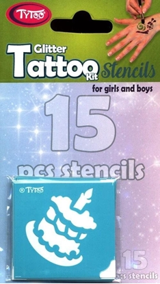 Attēls no Dante TYTOO ZESTAW SZABLONÓW DO TATUAY WSZYSTKIEGO NAJLEPSZEGO! 15 EL.