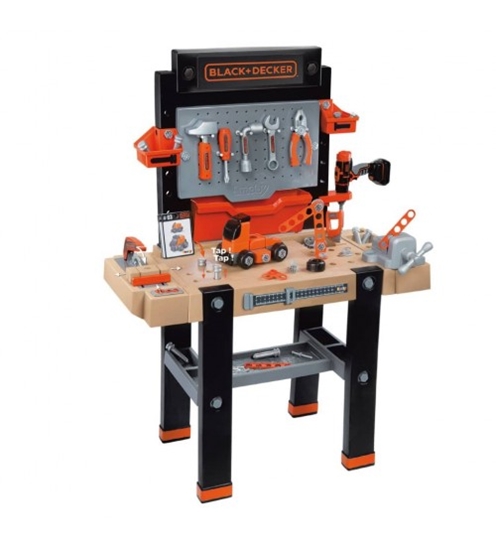 Picture of Darba galds Smoby BLACK+DECKER ar 75 aksesuāriem 79 cm 360702