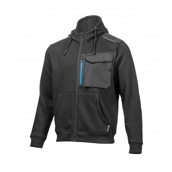 Picture of Darba jaka ar kapuci Theo melna S (48)