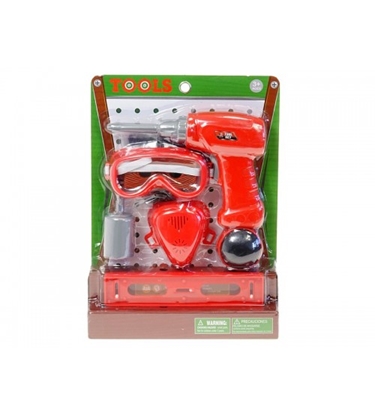 Attēls no Darba rīku komplekts ar elektr. urbi bērniem 31x23x8 cm 568853