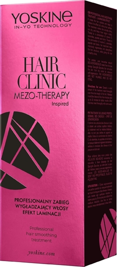 Picture of DAX YOSKINE Hair Clinic Mezo Therapy Profesjonalny zabieg wygadzajcy wosy - efekt laminacji