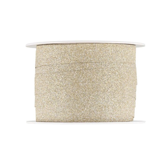 Изображение Dāvanu lenta Kapel  glitter zelta 10mx10mm