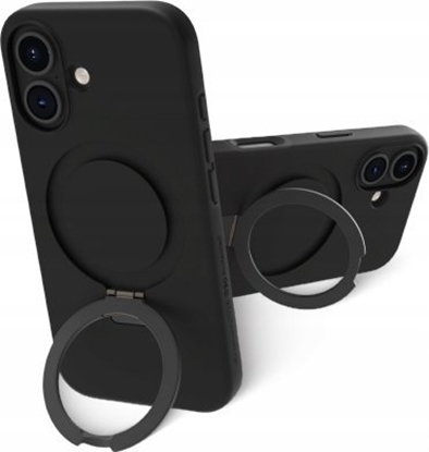 Attēls no dbramante dbramante1928 Iceland Ultra D3O MS Kick - obudowa ochronna z podstawk do iPhone 16 kompatybilna z MagSafe (black)