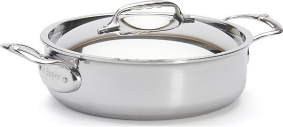 Picture of De Buyer De Buyer Affinity Saucepot low with lid 20 cm