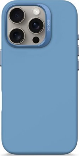 Picture of Decoded AntiMicrobial Silicone Backc. iPhone 16 Pro Light Blue