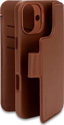 Изображение Decoded Leather Detachable Wallet iPhone 16 Tan