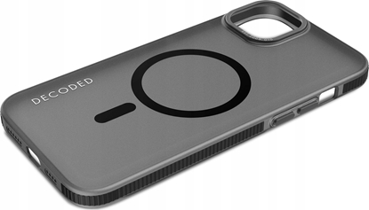 Attēls no Decoded Etui Transparent Grip Case z MagSafe do iPhone 15 Plus - gray-black