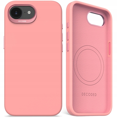 Attēls no Decoded AntiMicrobial Silicone Backcover iPhone 16e Bubble Gum