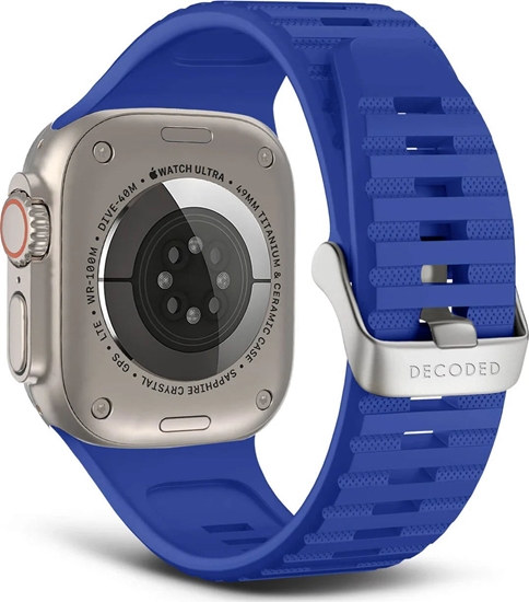 Изображение Decoded Silicone Ultra Traction Strap 42/44/45/49mm Galc  Blue