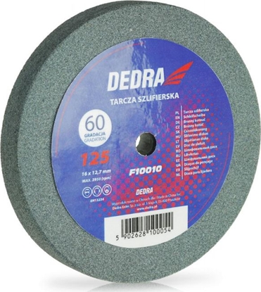 Picture of Dedra tarcza szlifierska 125x16x12.7mm, gradacja 60 (F10010)