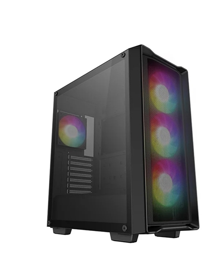 Picture of Deepcool CC560 MESH V2 | Black | Mid Tower | Power supply included No | ATX PS2