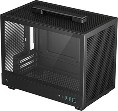 Изображение Deepcool Ultra-portable Case | CH160 | Black | Mini-ITX | Power supply included No | ATX PS2