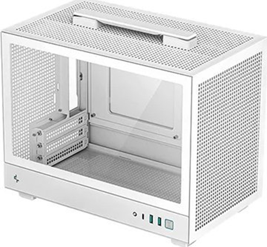 Изображение Deepcool White | Mini-ITX | Power supply included No | ATX PS2 | Ultra-portable Case | CH160 WH