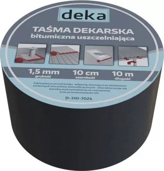 Picture of Deka TAÅMA USZCZELNIAJÄCA DEKARSKA ALUBUTYL 10CM*10MB ANTRACYT