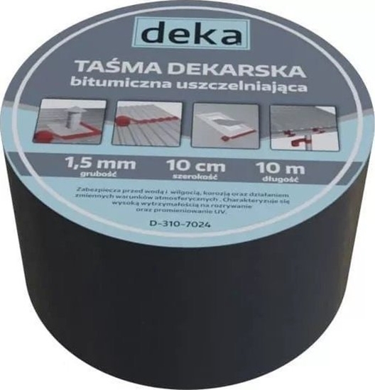 Picture of Deka TAÅMA USZCZELNIAJÄCA DEKARSKA ALUBUTYL 10CM*10MB CEGLASTY