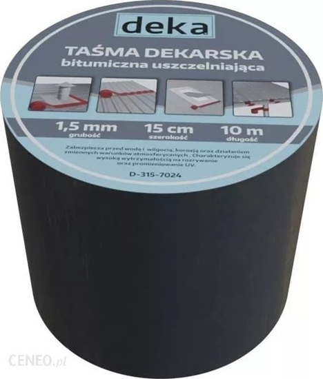 Picture of Deka TAÅMA USZCZELNIAJÄCA DEKARSKA ALUBUTYL 15CM*10MB CZARNY