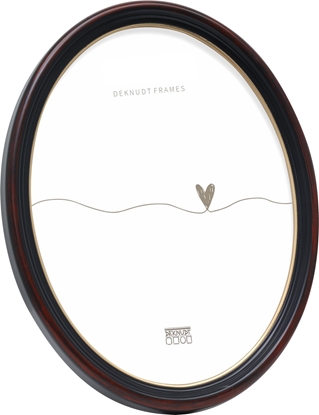Picture of Deknudt S100F9 Oval Frame  13x18 Resin black-brown