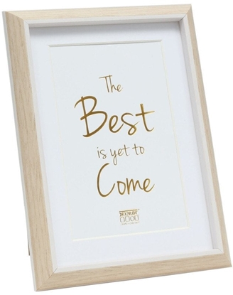 Picture of Deknudt S46WG4 P1 Resin    30x40 Nature/White with Passepartout