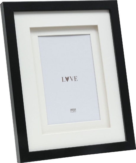 Picture of Deknudt S65KK2 black 15x20 Wood double Passepartout