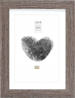 Picture of Deknudt S66KH3 P1          18x24 Wood grey oak w. Passepartout