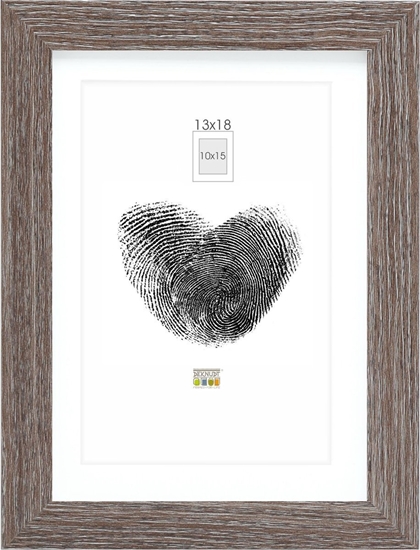 Picture of Deknudt S66KH3 P1          18x24 Wood grey oak w. Passepartout