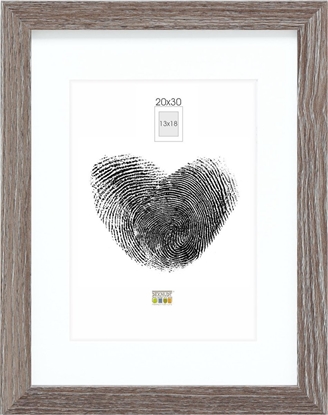 Picture of Deknudt S66KH3 P1          20x30 Wood grey oak w. Passepartout