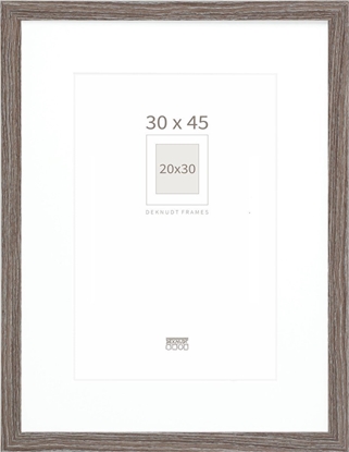 Picture of Deknudt S66KH3 P1          30x45 Wood grey oak w. Passepartout