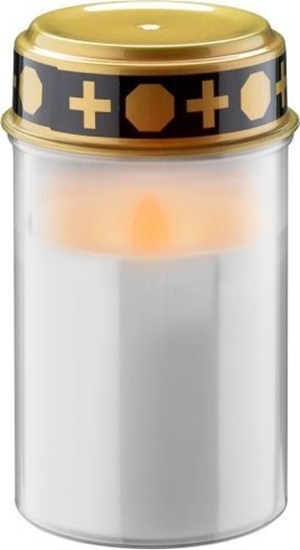 Picture of Dekoracja witeczna Goobay Znicz nagrobny LED, biay