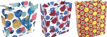 Изображение Dekoracja witeczna MFP paper Torebka ozdobna matowa 20x25x10cm mix FRESH