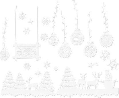 Picture of Dekoracja witeczna Ruhhy Naklejki witeczne na okno Ruhhy 22253