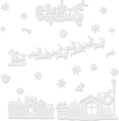 Picture of Dekoracja witeczna Ruhhy Naklejki witeczne na okno Ruhhy 22305