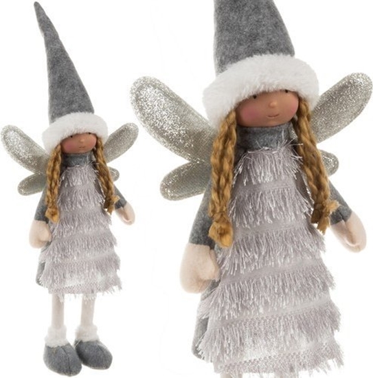 Picture of Dekoracja witeczna Ruhhy Wróka- figurka witeczna szara Ruhhy 22343