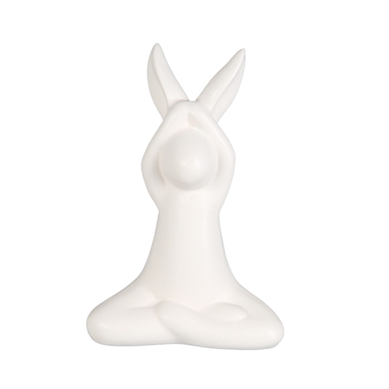 Picture of Dekors Lieldienu Verso Yoga Trusis balts 15cm 3-veidi