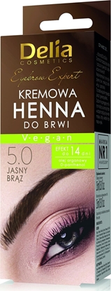 Picture of Delia Henna w kremie 5.0 - Jasny brz 15 ml