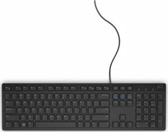 Picture of Dell KB216 Standard, Wired, Keyboard layout EN/RU, Black, Russian, Numeric keypad, 503 g