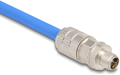 Изображение Delock M12 male 8 pin X-coded field assembly Cat.6A