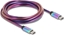 Picture of Delock USB 2.0 Cable USB Type-C™ male to male with metal jacket iridescent PD 3.0 60 W 2 m