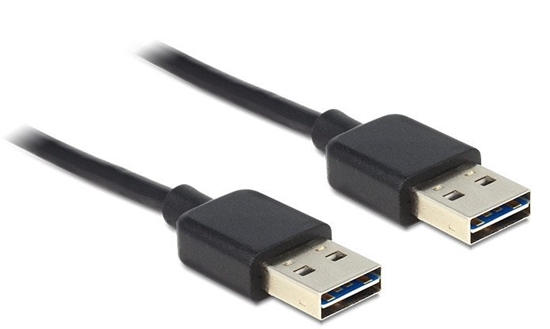 Picture of Delock Cable EASY-USB 2.0 Type-A male > EASY-USB 2.0 Type-A male 2 m black