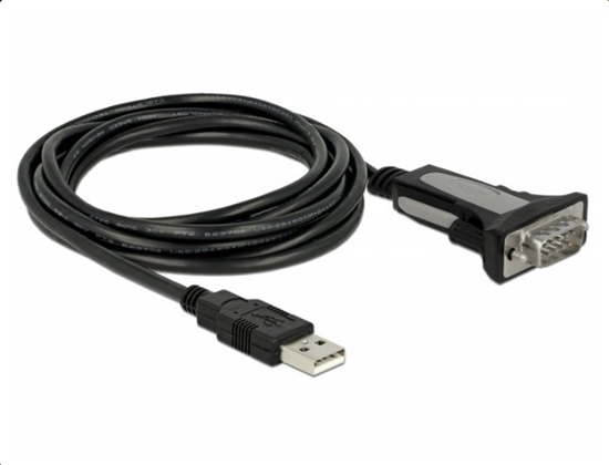Изображение Delock Adapter USB 2.0 Type-A to 1 x serial RS-232 DB9 3 m