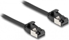 Picture of Delock RJ45 Cable plug to plug Cat.8.1 flexible 0.25 m black