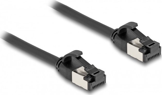 Picture of Delock RJ45 Cable plug to plug Cat.8.1 flexible 0.25 m black