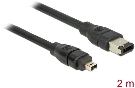 Изображение Delock Cable FireWire 6 pin male > 4 pin male 2 m