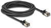 Picture of Delock RJ45 Network Cable Cat.8.1 F/FTP Slim Pro 5 m black
