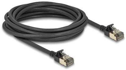 Picture of Delock RJ45 Network Cable Cat.8.1 F/FTP Slim Pro 5 m black