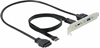 Picture of Delock USB 3.1 Slot Bracket with 1 x USB Type-C™ and 1 x USB Type-A Port
