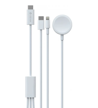 Attēls no Devia Cable 3in1 Smart EA520 universal cable 1m