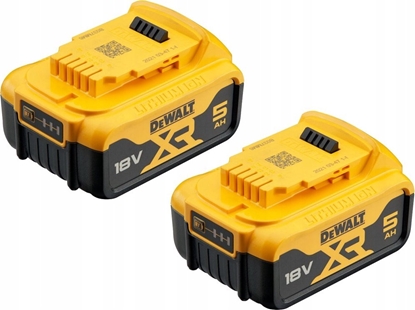 Attēls no DeWalt DCB184P2-XJ 18V 5Ah Battery Set